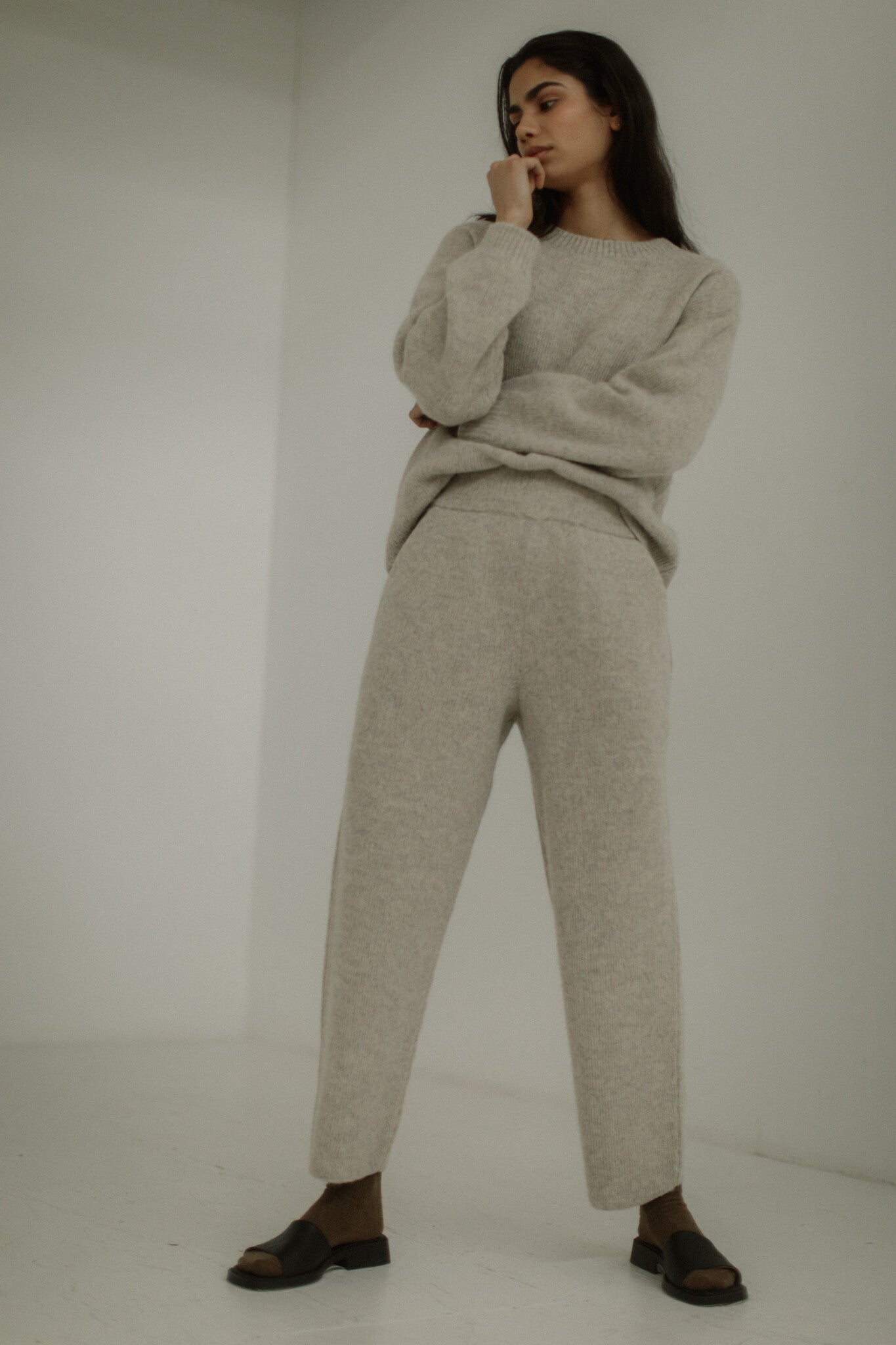 Jude Alpaca Pant Sea Salt
