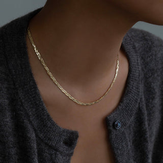 Braided Herringbone Necklace