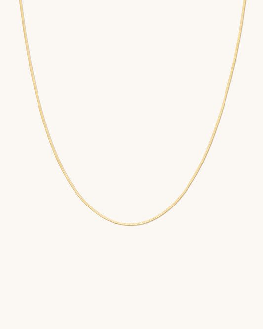 The Herringbone Chain Necklace