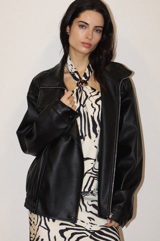 cassandre funnel neck jacket