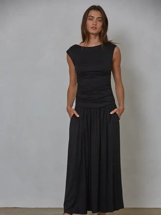 Kate Ruched Sleeveless Dress