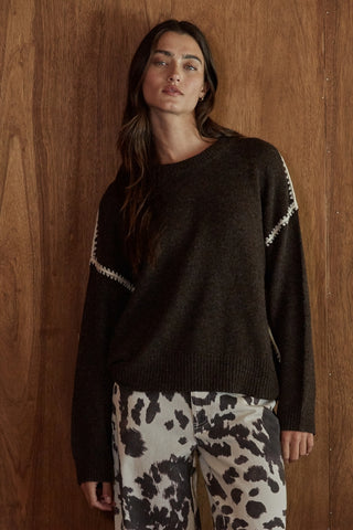 Two Tone Stitch Sweater