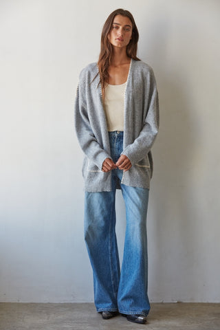 Two Tone Stitch Cardigan