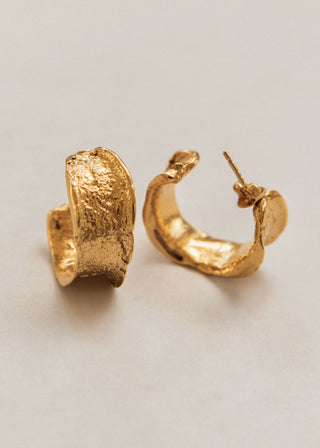 Message in a Bottle Earrings - Gold