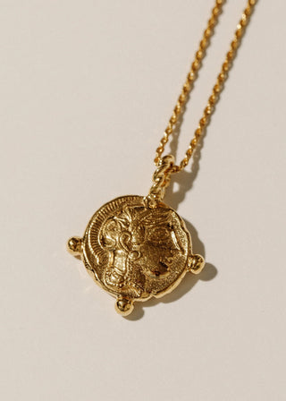 Athena's Allegory Necklace - Gold