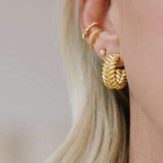 Braided Bold Hoops