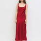 The Saylor Satin Midi Slip Dress