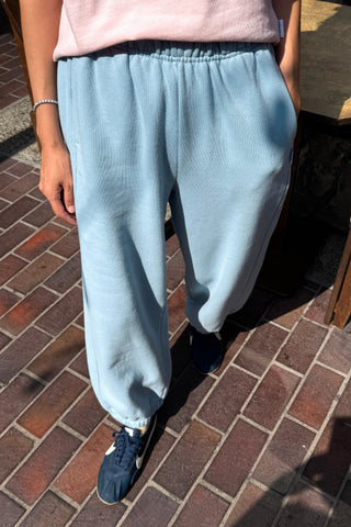 French Terry Balloon Pant - Dream Blue