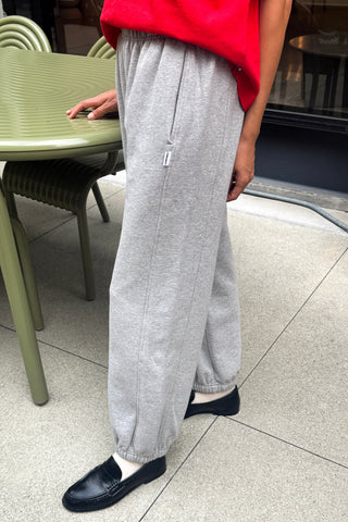 French Terry Balloon Pant - Melange Grey