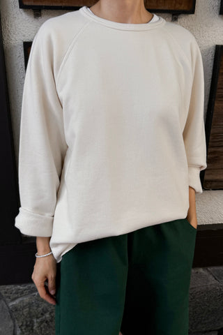 French Terry Raglan Tee - Naturel