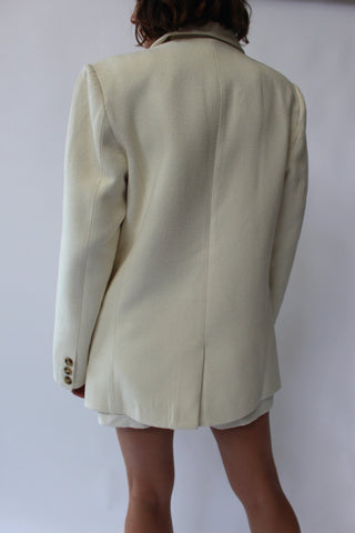 Skyler Woven Silk Blazer