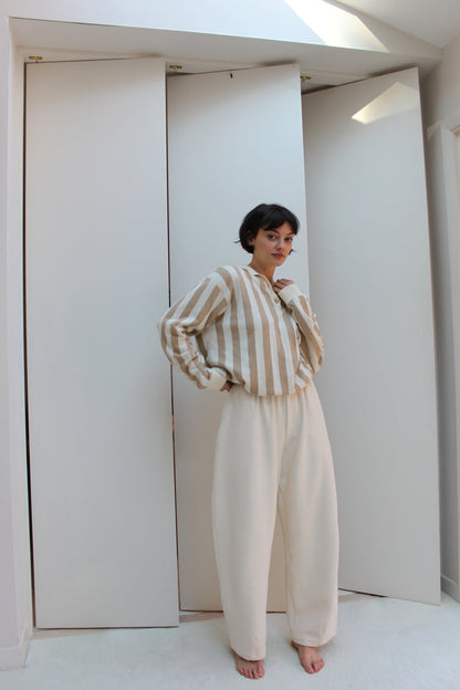 Camden Rippled Cotton Curve Pant