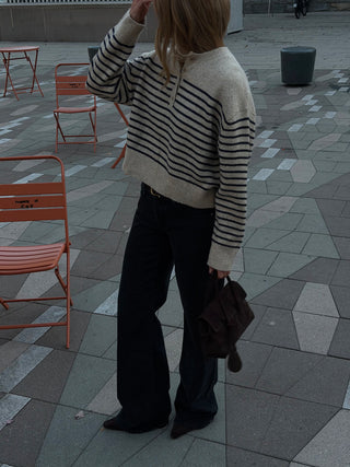 Brigette Half Button Down