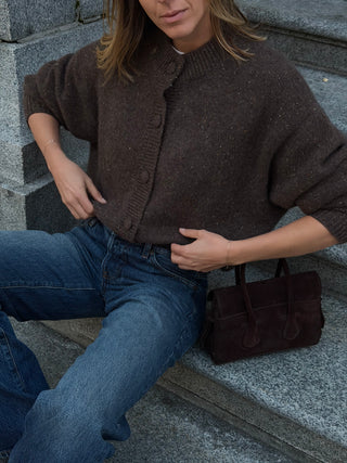 The Cashmere Fleck Cardi