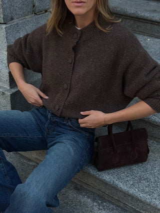 The Cashmere Fleck Cardi
