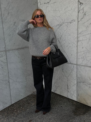 Elio Crew Neck Alpaca Sweater