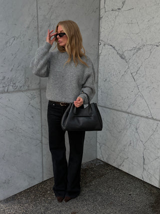 Elio Crew Neck Alpaca Sweater