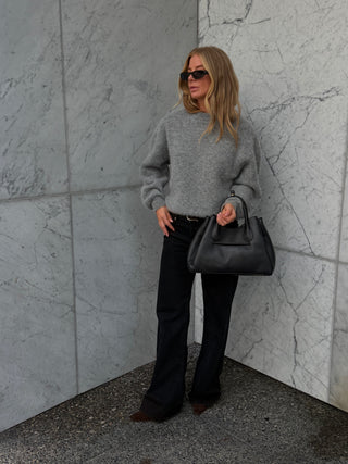 Elio Crew Neck Alpaca Sweater
