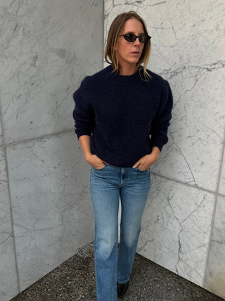 Elio Crew Neck Alpaca Sweater