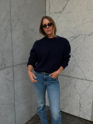 Elio Crew Neck Alpaca Sweater