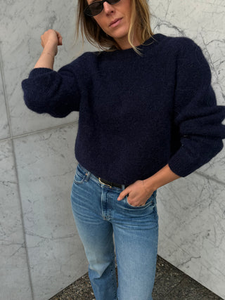 Elio Crew Neck Alpaca Sweater