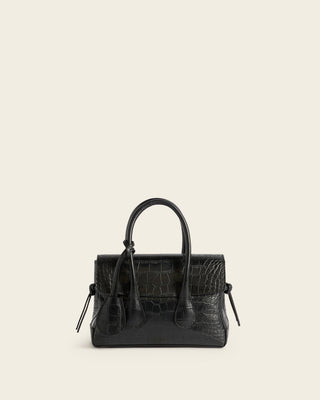 Lydia Mini Bag Croco - Black Croco
