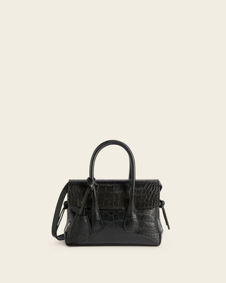 Lydia Mini Bag Croco - Black Croco