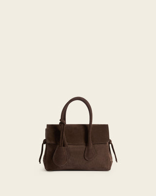 Lydia Mini Bag - Chocolate Suede