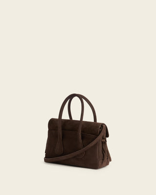 Lydia Mini Bag - Chocolate Suede