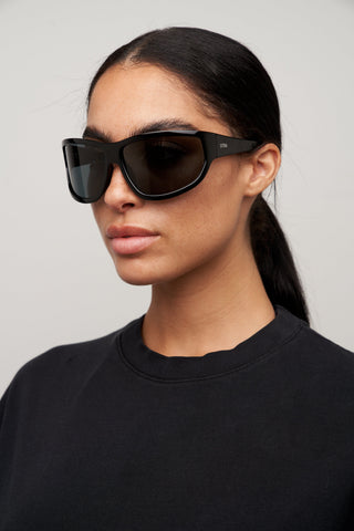 Melanite sunglasses in Black/Smoke
