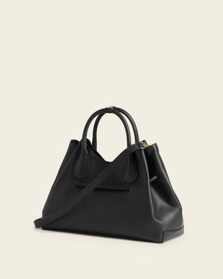 Maris Tote Bag - Black Leather