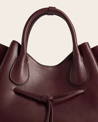 Maris Tote Bag - Burgundy Leather
