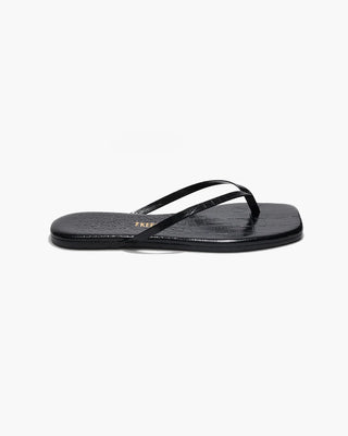 Square Toe Lily - Sable Croc