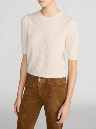 The Gathered Honeycomb Sweater