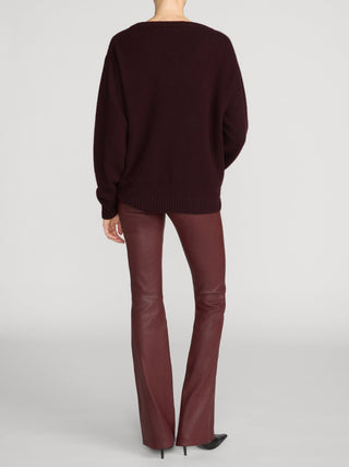 The Cashmere Relaxed V Sweater