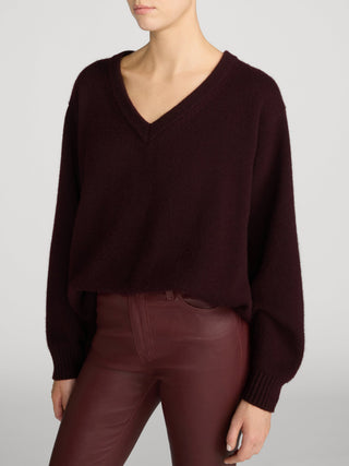 The Cashmere Relaxed V Sweater