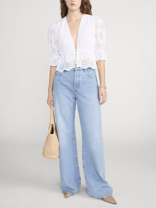 The Solstice Eyelet Blouse
