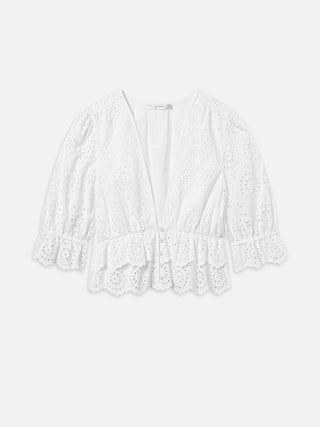 The Solstice Eyelet Blouse