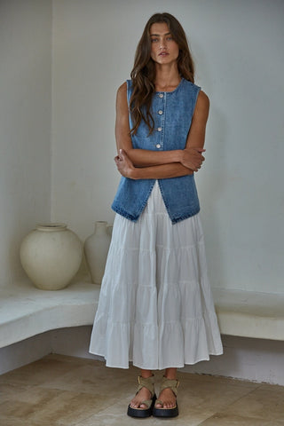 Jane Denim Vest
