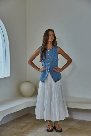 Jane Denim Vest