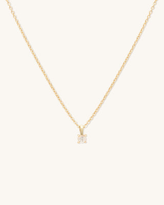 White Topaz Birthstone Necklace