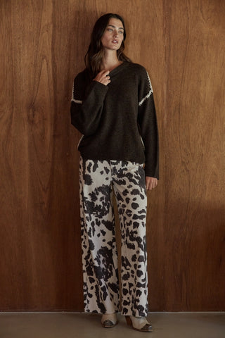 Two Tone Stitch Sweater