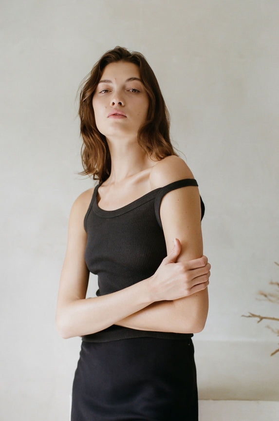 100% Organic Cotton Garment Washed Tank