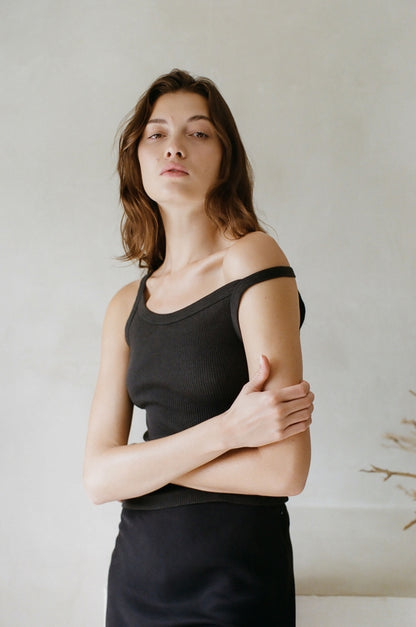 100% Organic Cotton Garment Washed Tank