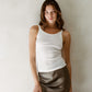 100% Organic Cotton Garment Washed Tank