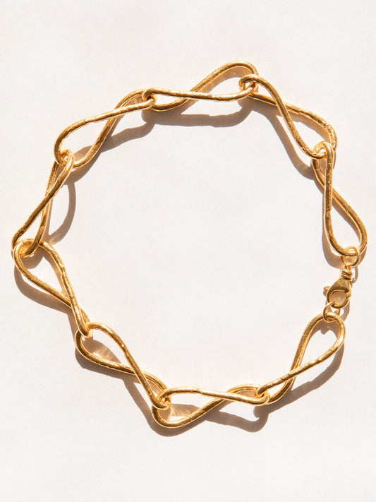 THE DELL'INFINITO NECKLACE - 16", 24K GOLD VERMEIL
