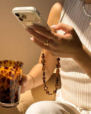 Leopard Phone Wristlet