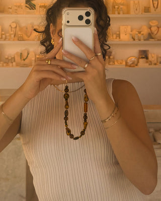 Leopard Phone Wristlet
