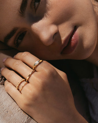 Marquise Signet Ring