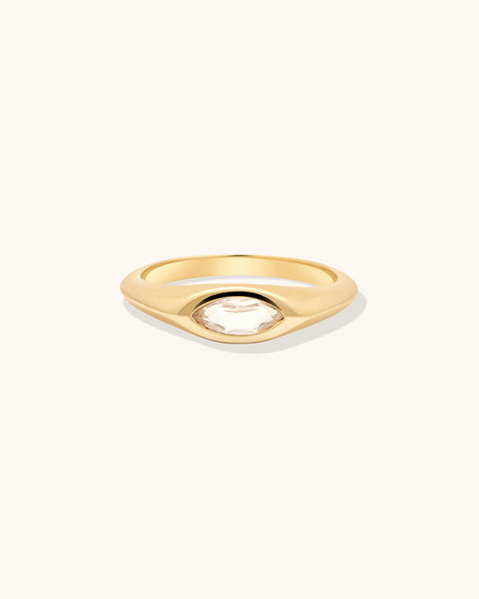 Marquise Signet Ring